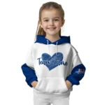 Tulsa Golden Hurricane Hoodie Personalized Scribble Heart Blue White Best Selling