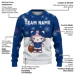 Tulsa Golden Hurricane Sweater Custom Hello Kitty Blue Best Selling