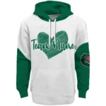 Uab Blazers Hoodie Customized Scribble Heart Green White Best Selling