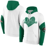 Uab Blazers Hoodie Customized Scribble Heart Green White Best Selling