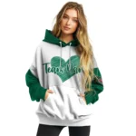 Uab Blazers Hoodie Customized Scribble Heart Green White Best Selling