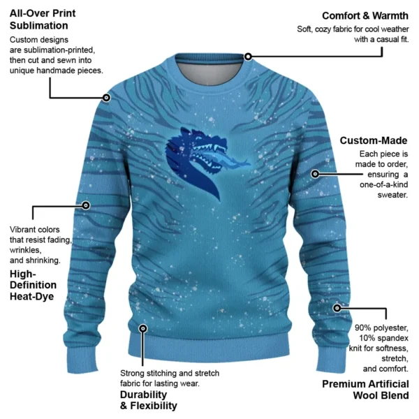 Uab Blazers Sweater Custom Tiger Pattern New Arrival