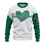 Uab Blazers Sweater Personalized Heart Sketch Green White Best Selling