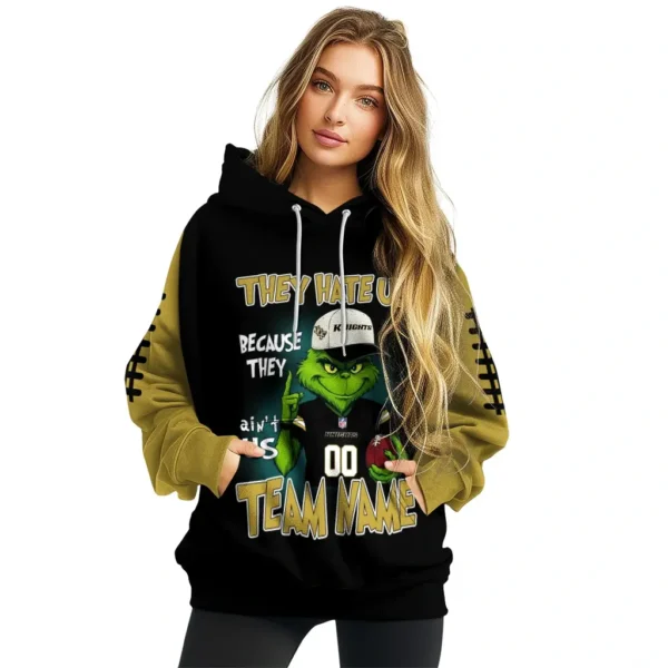 Ucf Knights Hoodie Custom Grinch Fierce Gold High Quality