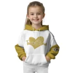 Ucf Knights Hoodie Personalized Scribble Heart Gold White Best Selling