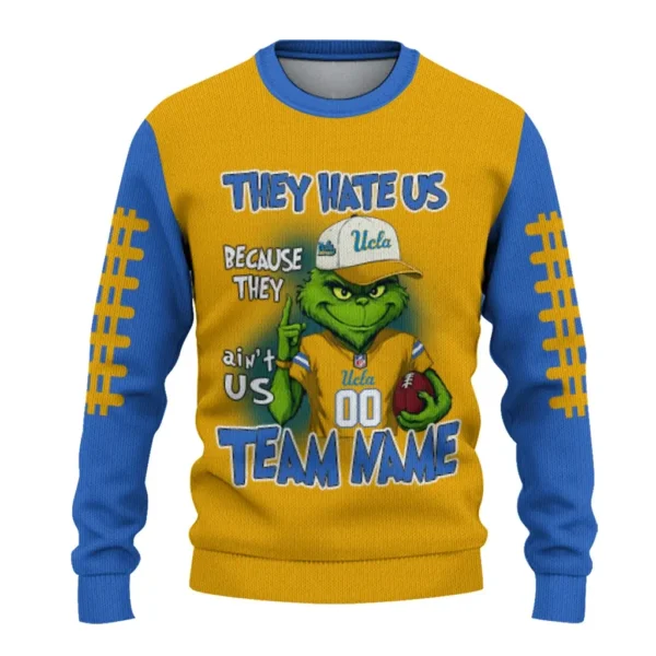 Ucla Bruins Sweater Custom Grinch Fierce Blue Best Selling