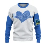 Ucla Bruins Sweater Customized Heart Sketch Blue White Best Selling