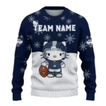 Uconn Huskies Sweater Custom Hello Kitty Blue Best Selling