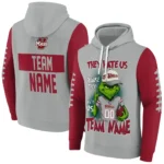Umass Minutemen Hoodie Customized Grinch Fierce Red Best Selling