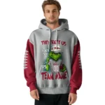 Umass Minutemen Hoodie Customized Grinch Fierce Red Best Selling