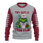 Umass Minutemen Sweater Custom Grinch Fierce Red Best Selling