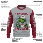 Umass Minutemen Sweater Custom Grinch Fierce Red Best Selling
