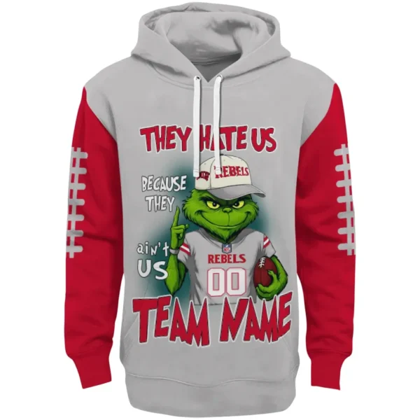 Unlv Rebels Hoodie Personalized Grinch Fierce Red Best Selling
