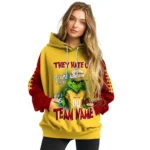 Usc Trojans Hoodie Personalized Grinch Fierce Red Best Selling