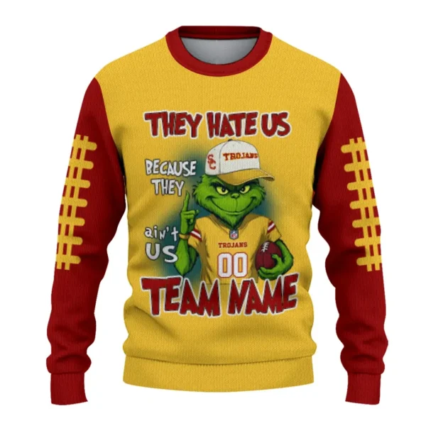 Usc Trojans Sweater Customized Grinch Fierce Red Best Selling