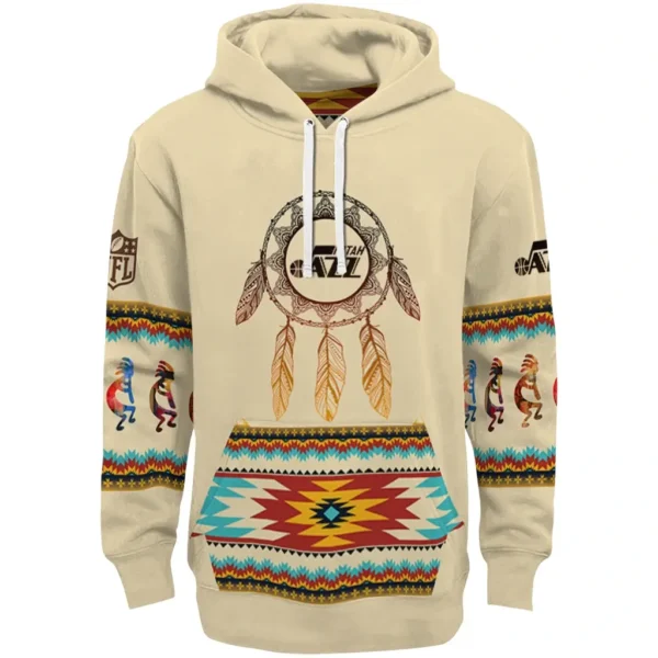 Utah Jazz Hoodie Personalized Dreamcatcher Feathers Best Selling