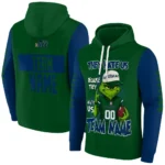 Utah Jazz Hoodie Personalized Grinch Fierce Navy Best Selling