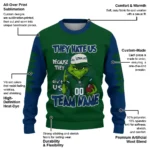 Utah Jazz Sweater Customized Grinch Fierce Navy Best Selling