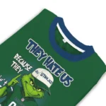 Utah Jazz Sweater Customized Grinch Fierce Navy Best Selling