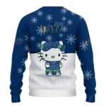 Utah Jazz Sweater Personalized Hello Kitty Navy Best Selling