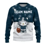Utah State Aggies Sweater Personalized Hello Kitty Navy Best Selling
