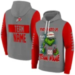 Utah Utes Hoodie Custom Grinch Fierce Red Best Selling