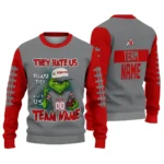 Utah Utes Sweater Personalized Grinch Fierce Red Best Selling