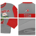 Utah Utes Sweater Personalized Grinch Fierce Red Best Selling