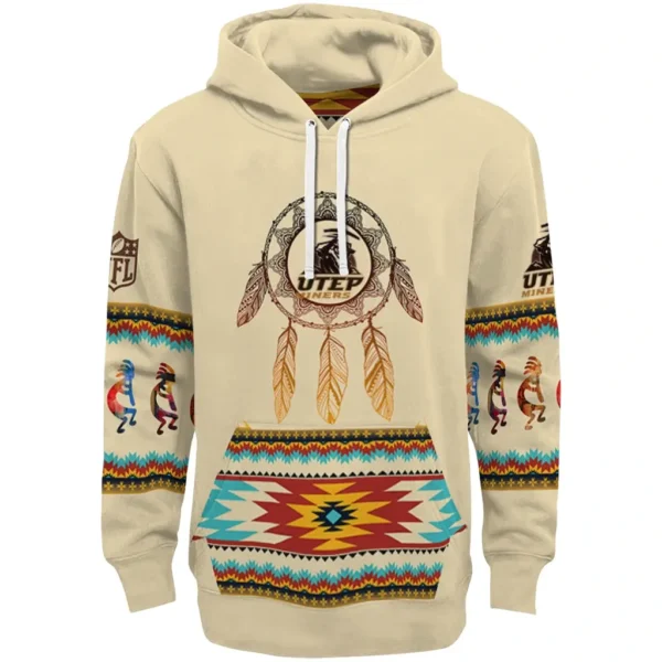 Utep Miners Hoodie Personalized Dreamcatcher Feathers Best Selling
