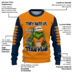 Utep Miners Sweater Customized Grinch Fierce Blue Best Selling