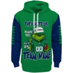 Vancouver Canucks Hoodie Customized Grinch Fierce Blue Best Selling