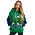 Vancouver Canucks Hoodie Customized Grinch Fierce Blue Best Selling