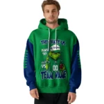 Vancouver Canucks Hoodie Customized Grinch Fierce Blue Best Selling