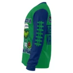 Vancouver Canucks Sweater Custom Grinch Fierce Blue Best Selling