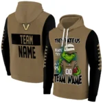 Vanderbilt Commodores Hoodie Custom Grinch Fierce Black Best Selling