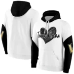 Vanderbilt Commodores Hoodie Personalized Scribble Heart Black White Best Selling
