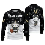Vanderbilt Commodores Sweater Custom Hello Kitty Black Best Selling