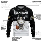 Vanderbilt Commodores Sweater Custom Hello Kitty Black Best Selling