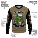 Vanderbilt Commodores Sweater Personalized Grinch Fierce Black Best Selling