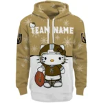 Vegas Golden Knights Hoodie Custom Hello Kitty Tan Best Selling