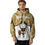 Vegas Golden Knights Hoodie Custom Hello Kitty Tan Best Selling