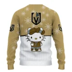 Vegas Golden Knights Sweater Personalized Hello Kitty Tan Best Selling
