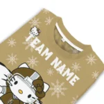 Vegas Golden Knights Sweater Personalized Hello Kitty Tan Best Selling