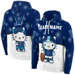 Villanova Wildcats Hoodie Personalized Hello Kitty Navy Best Selling