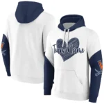 Virginia Cavaliers Hoodie Customized Scribble Heart Blue White Best Selling