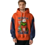 Virginia Cavaliers Hoodie Personalized Grinch Fierce Blue Best Selling