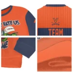 Virginia Cavaliers Sweater Customized Grinch Fierce Blue Best Selling