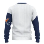 Virginia Cavaliers Sweater Personalized Heart Sketch Blue White Best Selling