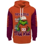 Virginia Tech Hokies Hoodie Customized Grinch Fierce Maroon Best Selling