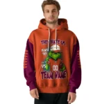 Virginia Tech Hokies Hoodie Customized Grinch Fierce Maroon Best Selling